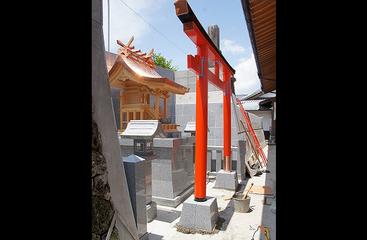 鳥居根巻 石工事 大分県臼杵市 寺院